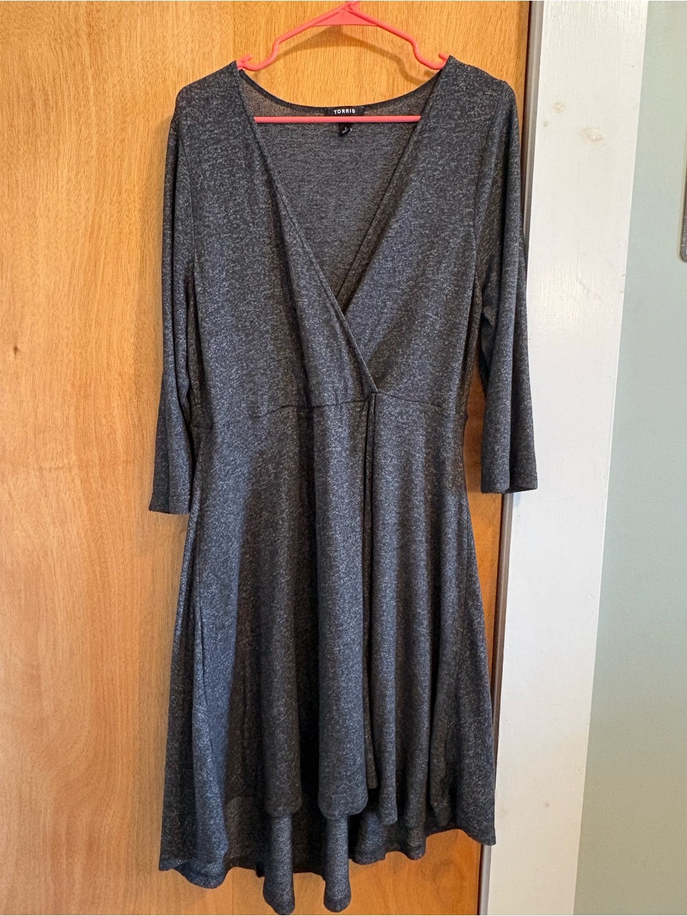 Torrid Charcoal Gray Knit Dress Size 1